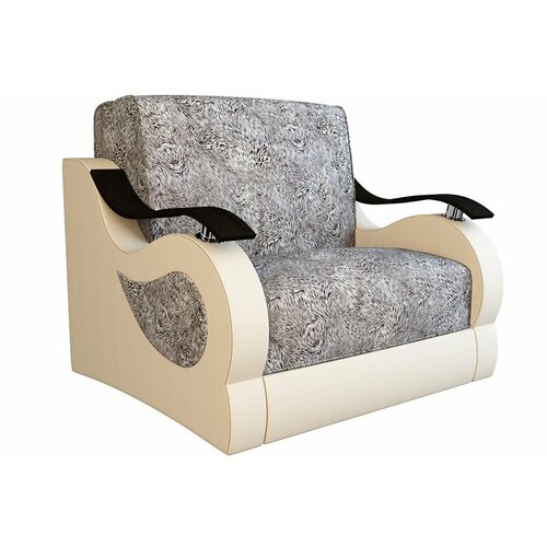 Раскладной диван аккордеон Капля рогожка белый 90