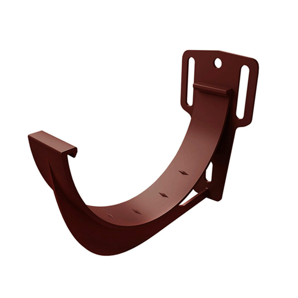 фото Кронштейн желоба пластиковый d120 мм Grand Line шоколад RAL 8017