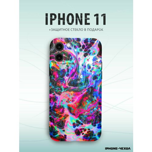 Чехол Iphone 11 абстракция краски