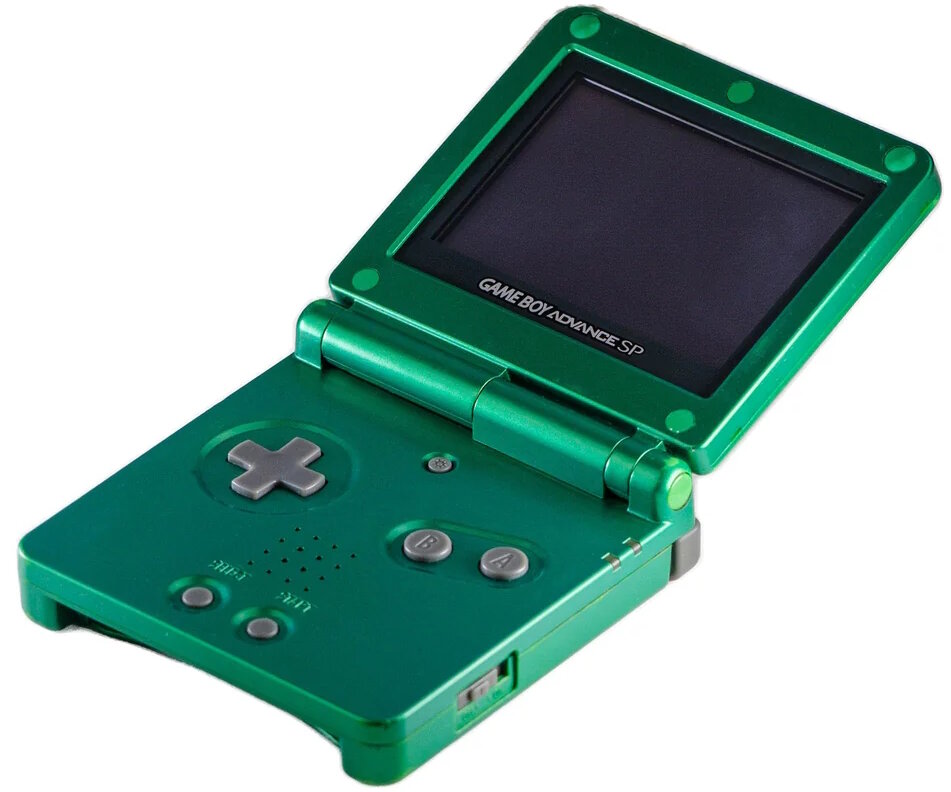 Портативная игровая приставка Nintendo Game Boy Advance SP (Зеленый) Green Оригинал