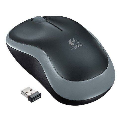 Мышь компьютерная Logitech Wireless Mouse M185 Grey-Black (910-002238)