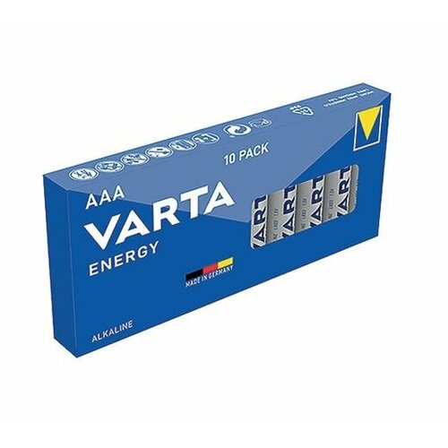 Батарейка VARTA ENERGY AAA, в упаковке: 10 шт.