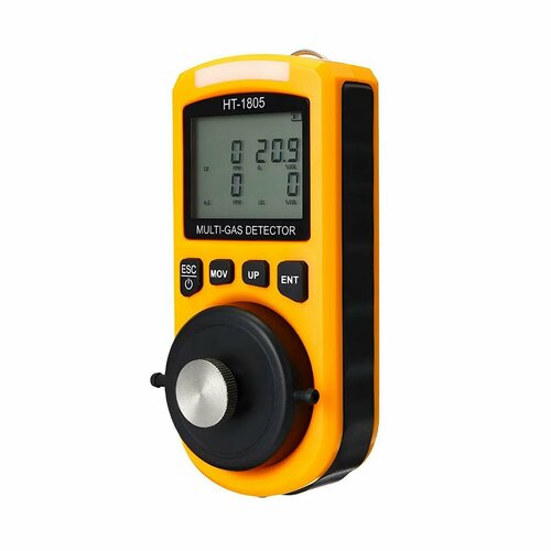 Детектор утечки газа 4 в 1 HTI Мод1805 E10598DE горючих газов метан этан пропан бутан кислорода O2 сероводорода H2S окиси углерода 16974₽