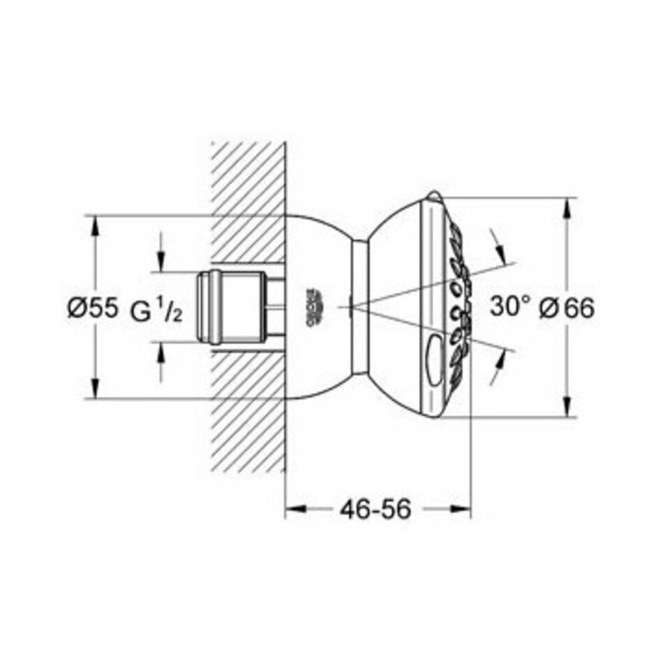 Душ боковой Grohe 27066000 - фото №5