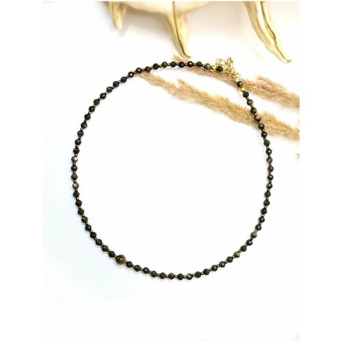 Чокер, коричневый