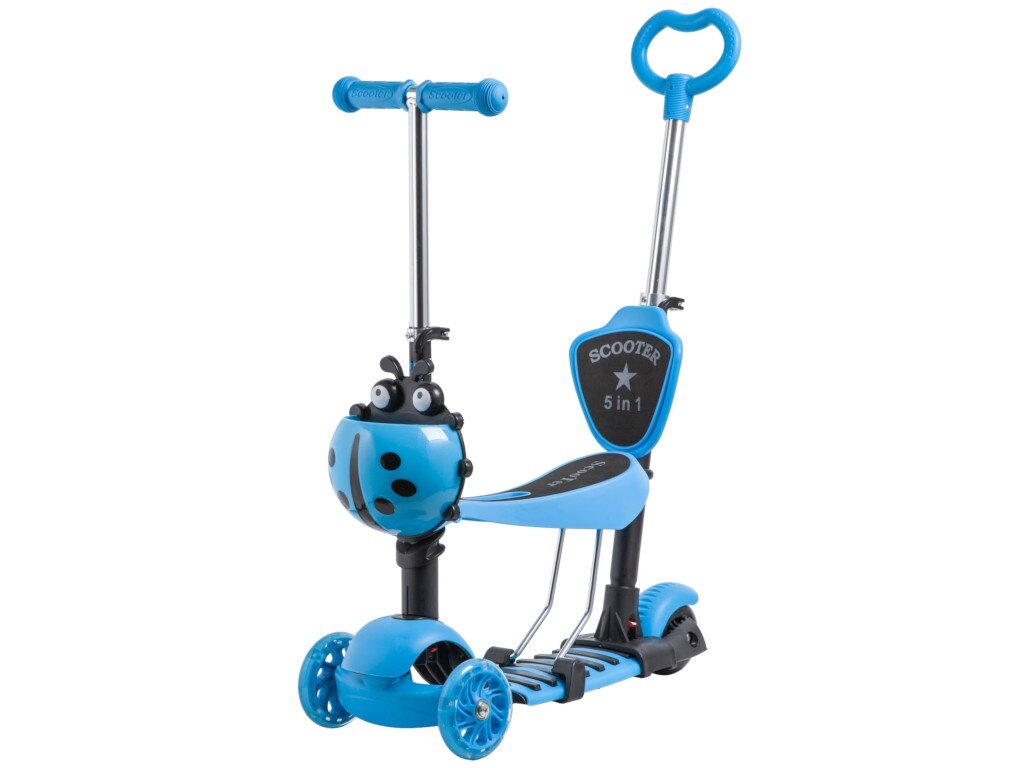 Самокат Novatrack Disco-Kids Blue 120SB. DISCOKIDS. BL9