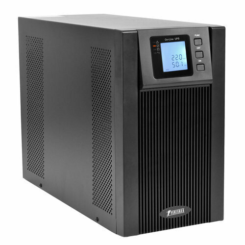 ИБП с двойным преобразованием Powerman Online 3000I черный 2700 Вт ибп qdion knight pro tw euro online 2700w 3000va