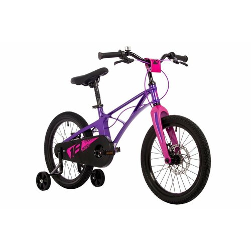 Велосипед NOVATRACK 18 Blast Магнезиевая рама фиолетовый полная защ цепи диск тормоз короткие крылья 16190₽
