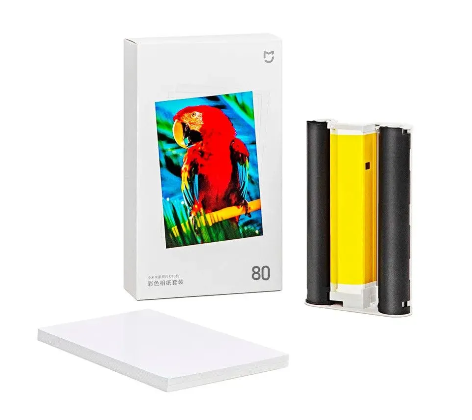 Xiaomi фотобумага Mijia Instant Photo Printer 1S Set Paper 6" 80 шт (SD20)