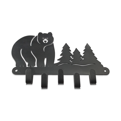 Ключница Медведь-SL ноэз черный матовый 390₽