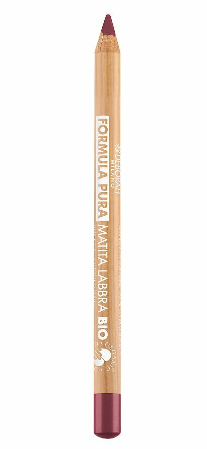 Карандаш для губ Deborah Milano Formula Pura Organic Lip Pencil, тон 08 Палисандр, 1,2 г