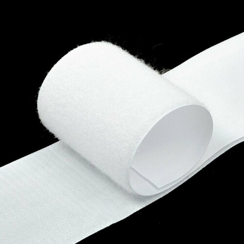 Липучка велкро, ширина 50 мм (3м) Белый