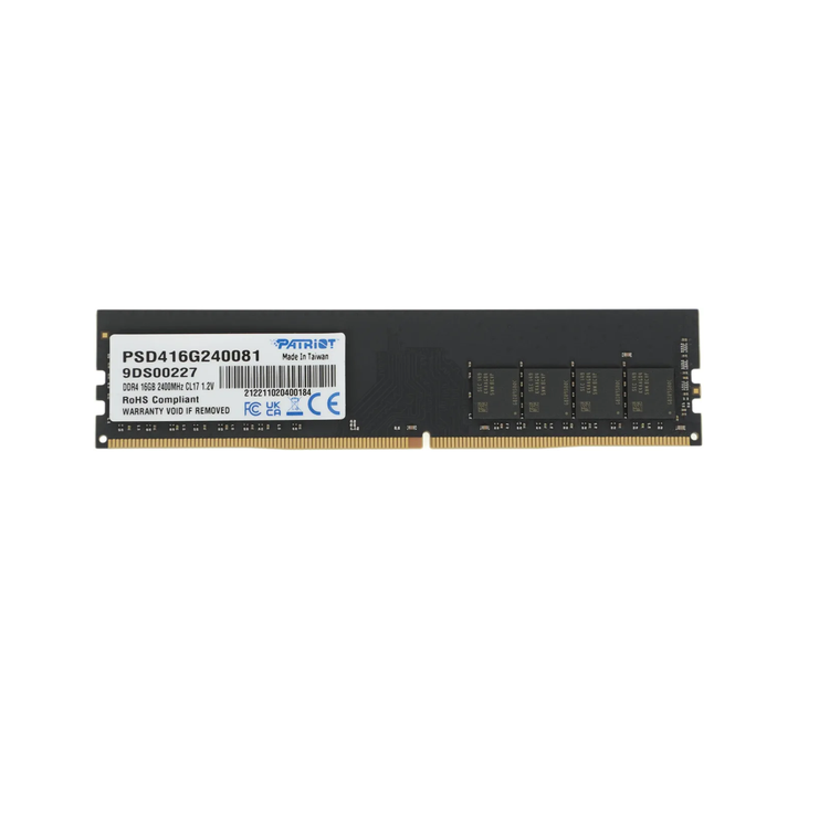 Память DIMM DDR4 PC4-19200 Patriot PSD416G240081, 16Гб, 1.2 В