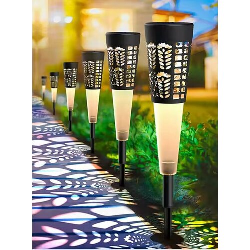 Светильник садовый на солнечной батарее набор из 6 штук 2646₽