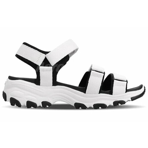 Сандалии SKECHERS, размер 39EU/26cm, белый, черный сандалии для мальчиков skechers thermo splash черный
