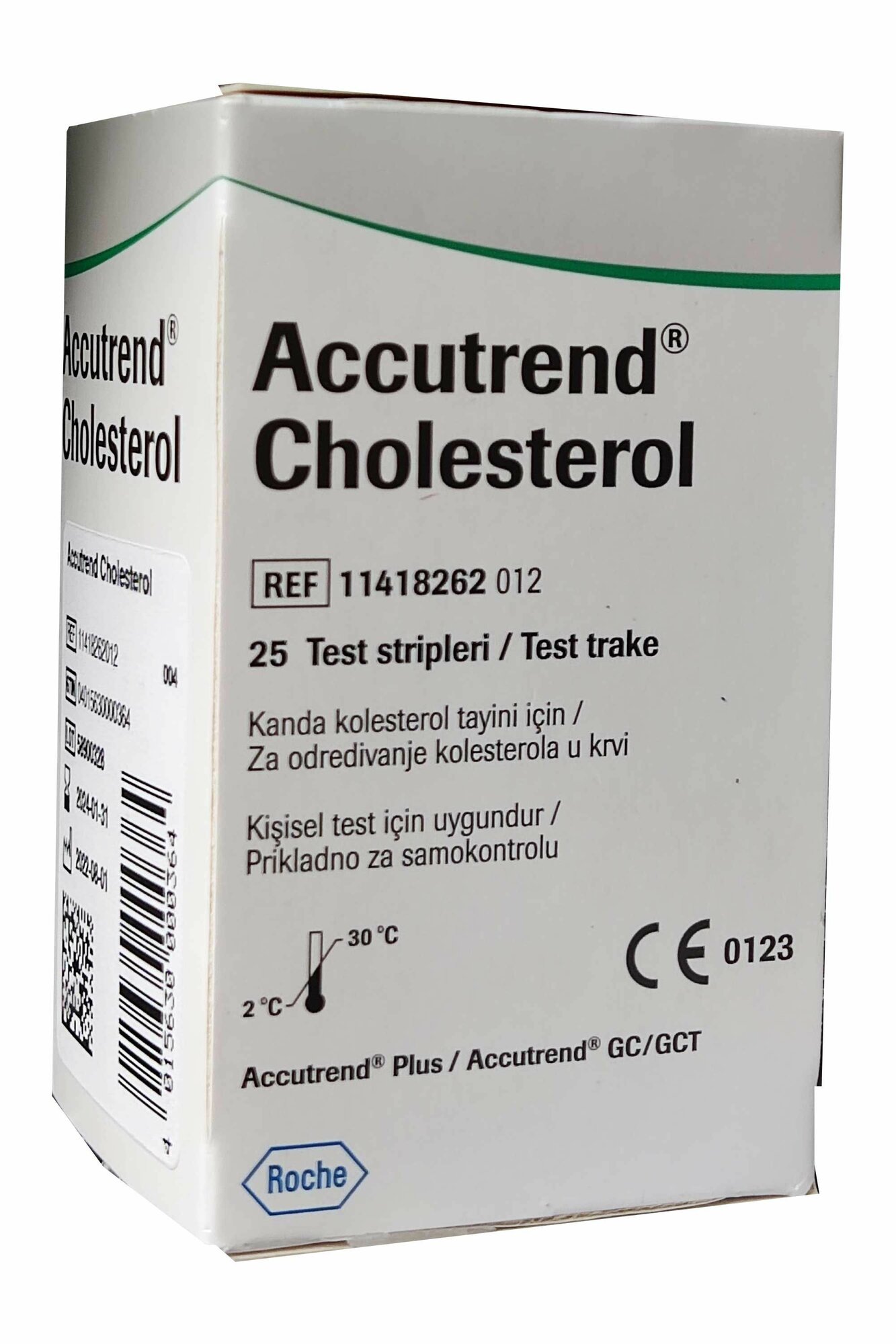 Изображение Тест-полоски Аккутренд Холестерин (Accutrend Cholesterol), 25 шт.