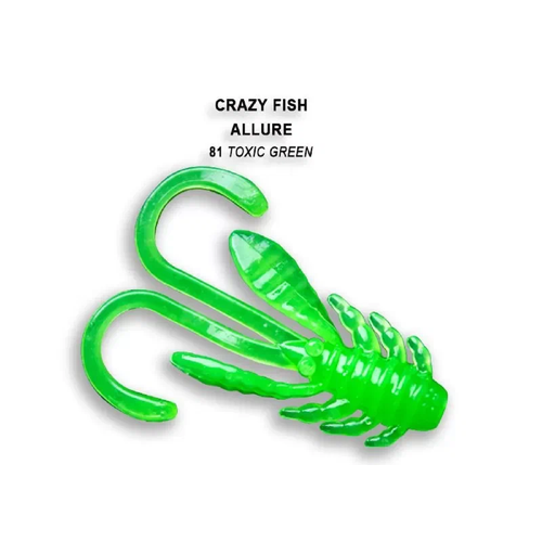 Силиконовая приманка мягкая съедобная Crazy Fish Allure 1.6