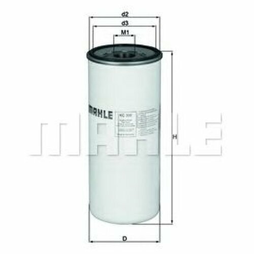 Фильтр топливный Knecht/Mahle KC 300, 261 мм, 262,5 мм