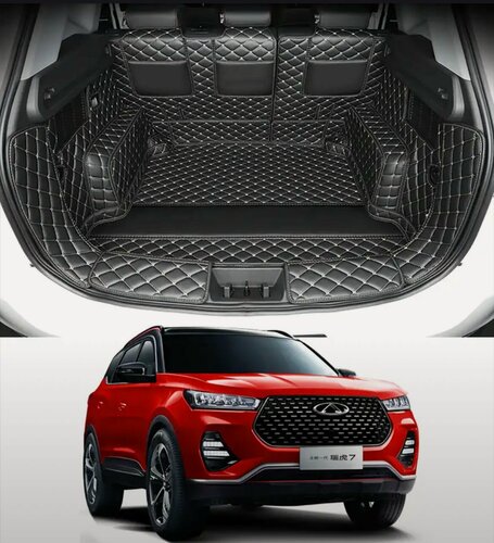 Изображение товара Комплект 3D ковров в багажник Chery Tiggo 7 Pro / Чери Тигго 7 Про 2020-2021 г. в