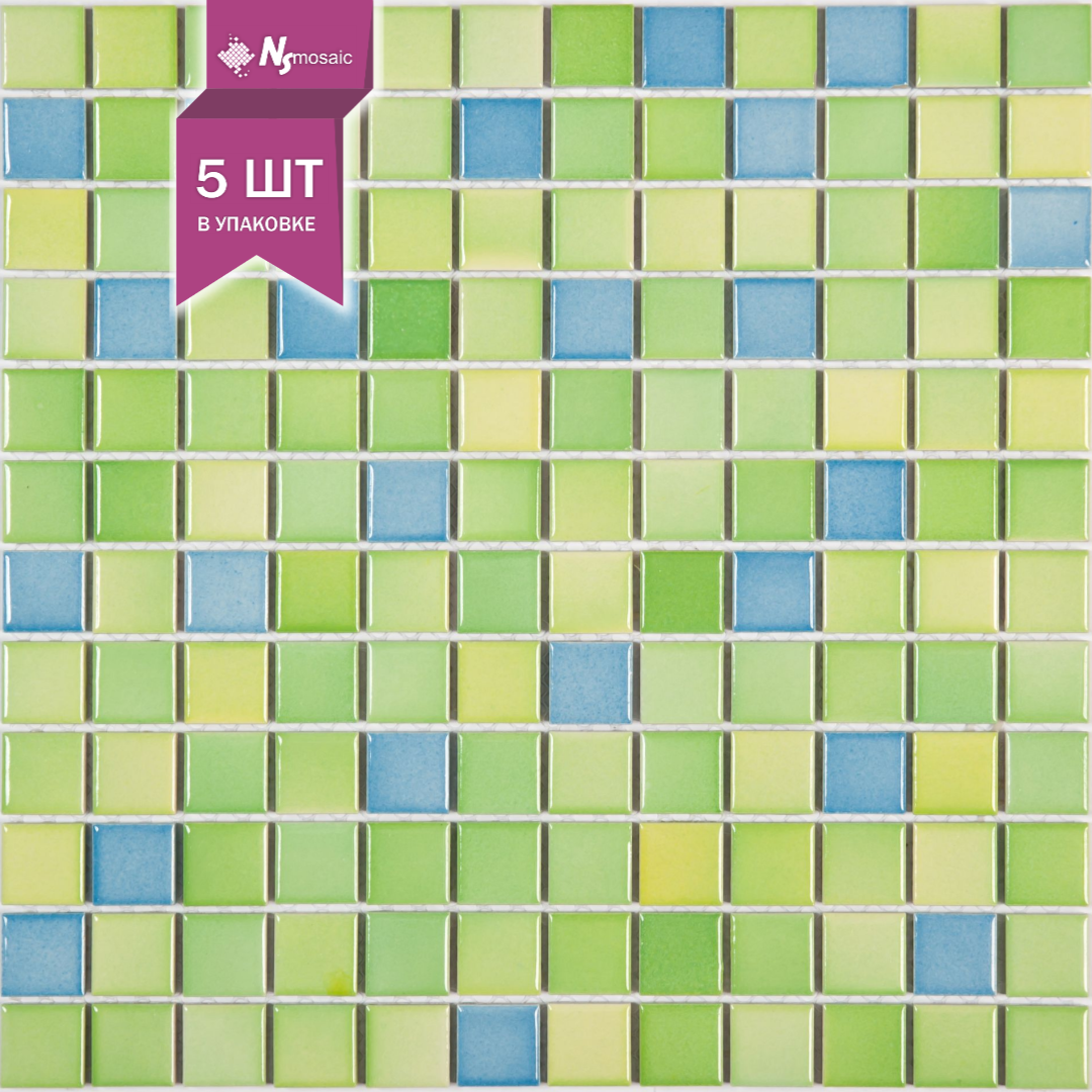 Мозаика керамическая NS mosaic PP2323-11 300x300 чип 23х23 уп 5 шт