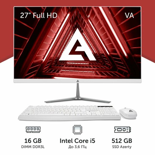Моноблок Azerty AZ-2720 27 VA 1920x1080 Intel i5-4570s 4x29GHz 16Gb DDR3L 512Gb SSD 40770₽