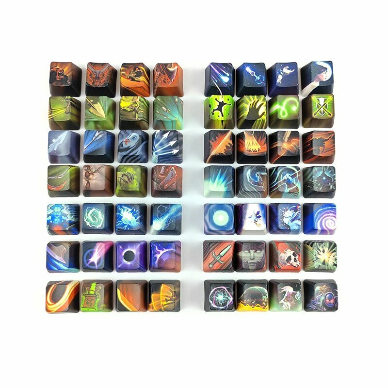 Комплект PBT клавиш Kelowna для Dota 2 Cherry OEM XDA Profile, 4 keys other hero