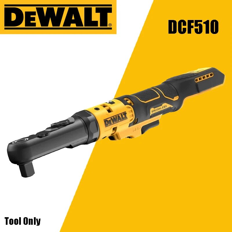 DEWALT DCF510 20V MAX * XR®Бесщеточный беспроводной ключ с храповым механизмом 3/8 дюйма и 1/2 дюйма, электроинструменты с герметичной головкой, DCF510