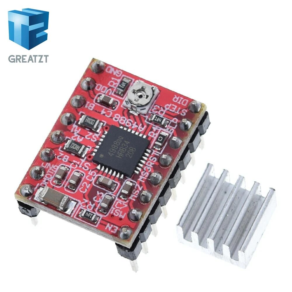 Модуль драйвера шагового двигателя GREATZT A4988