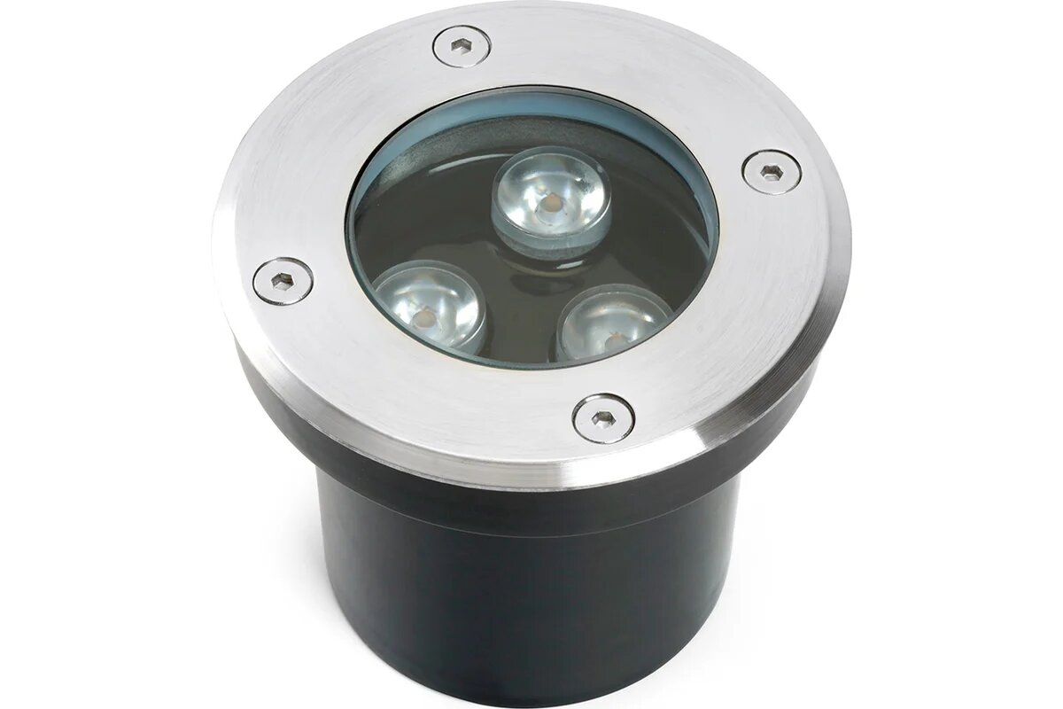 Светодиодный светильник тротуарный (грунтовый) Feron SP2801, 3W, AC/DC12-24V, низковольтный, 3000К