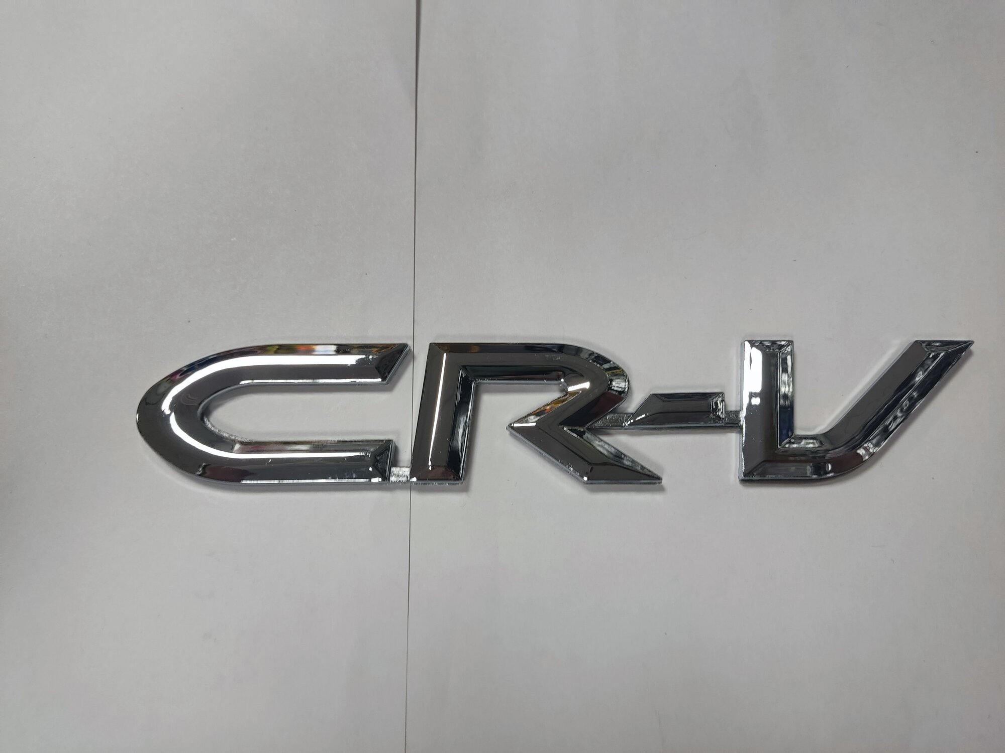Шильдик CR-V для Honda CR-V, декоративный, пластиковый, серебристый, 12 см