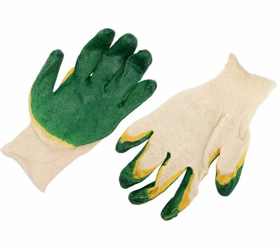 Перчатки с двойным латексным обливом Gigant, 9 размер, 10 пар