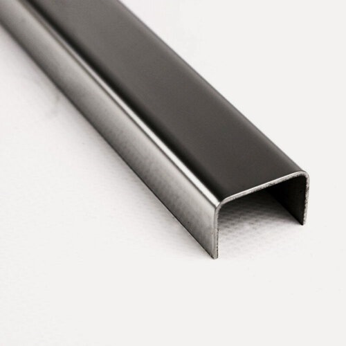 Изображение товара П-образный профиль из нержавеющей стали шлифованной 10х20х10 длина 2.7 метра