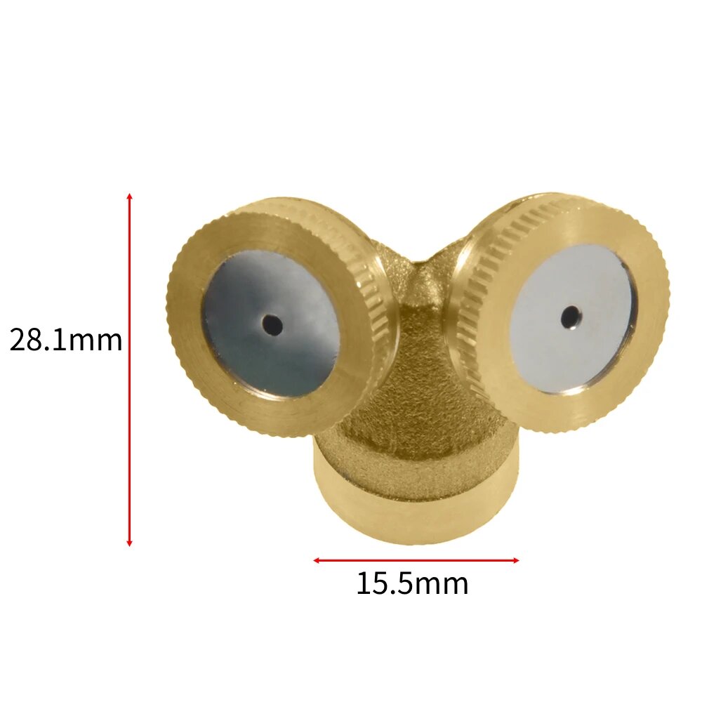 Изображение 1/4 Spray Misting Fog Nozzle Hole Garden Sprayer Nozzle Refraction 1pcs Sprayer Accessories Nozzle 1pcs, 4 hole