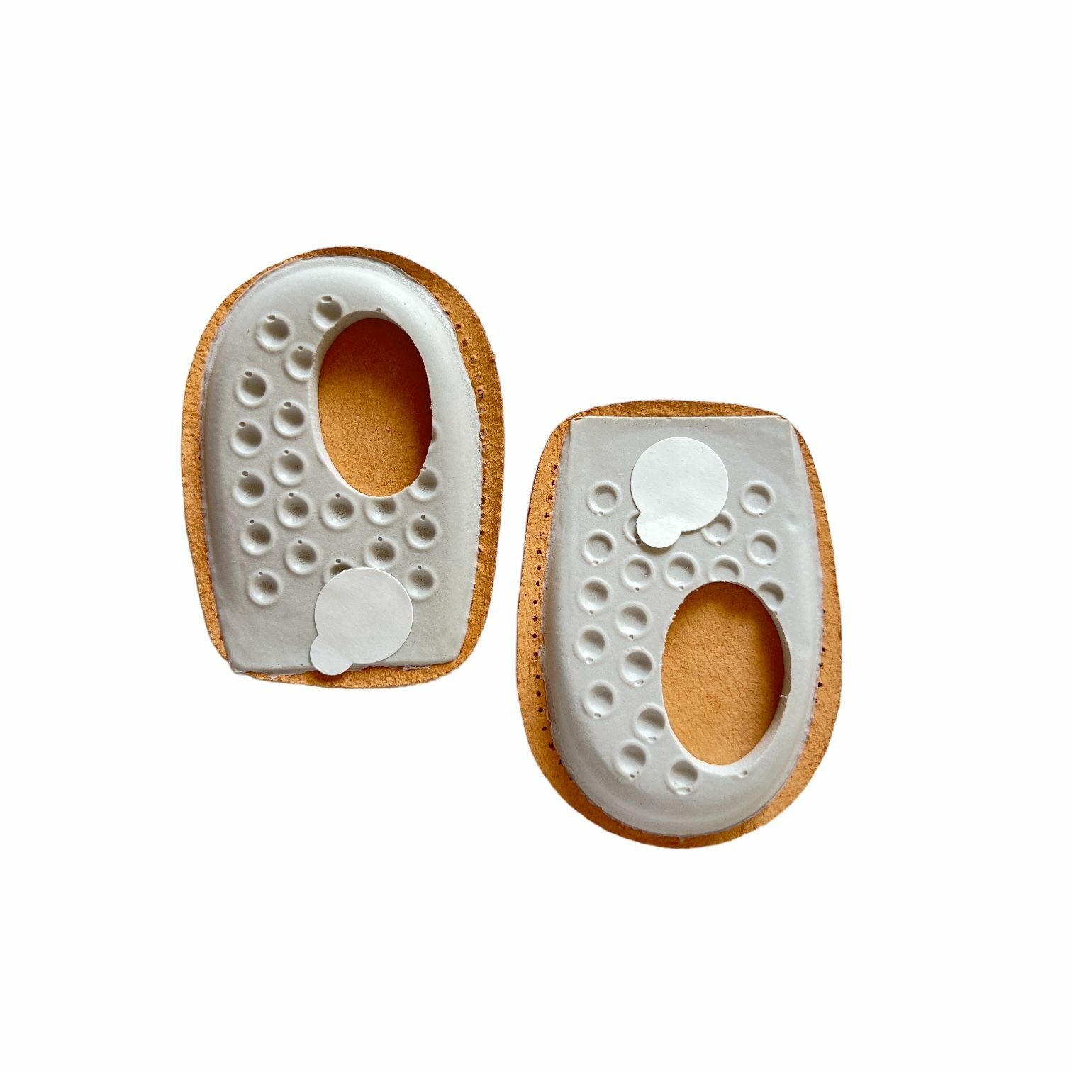 Ортопедия Стоп Кожаные подпяточники при боковой пяточной шпоре HEEL SIDE SPAR. Размер L. 40-45