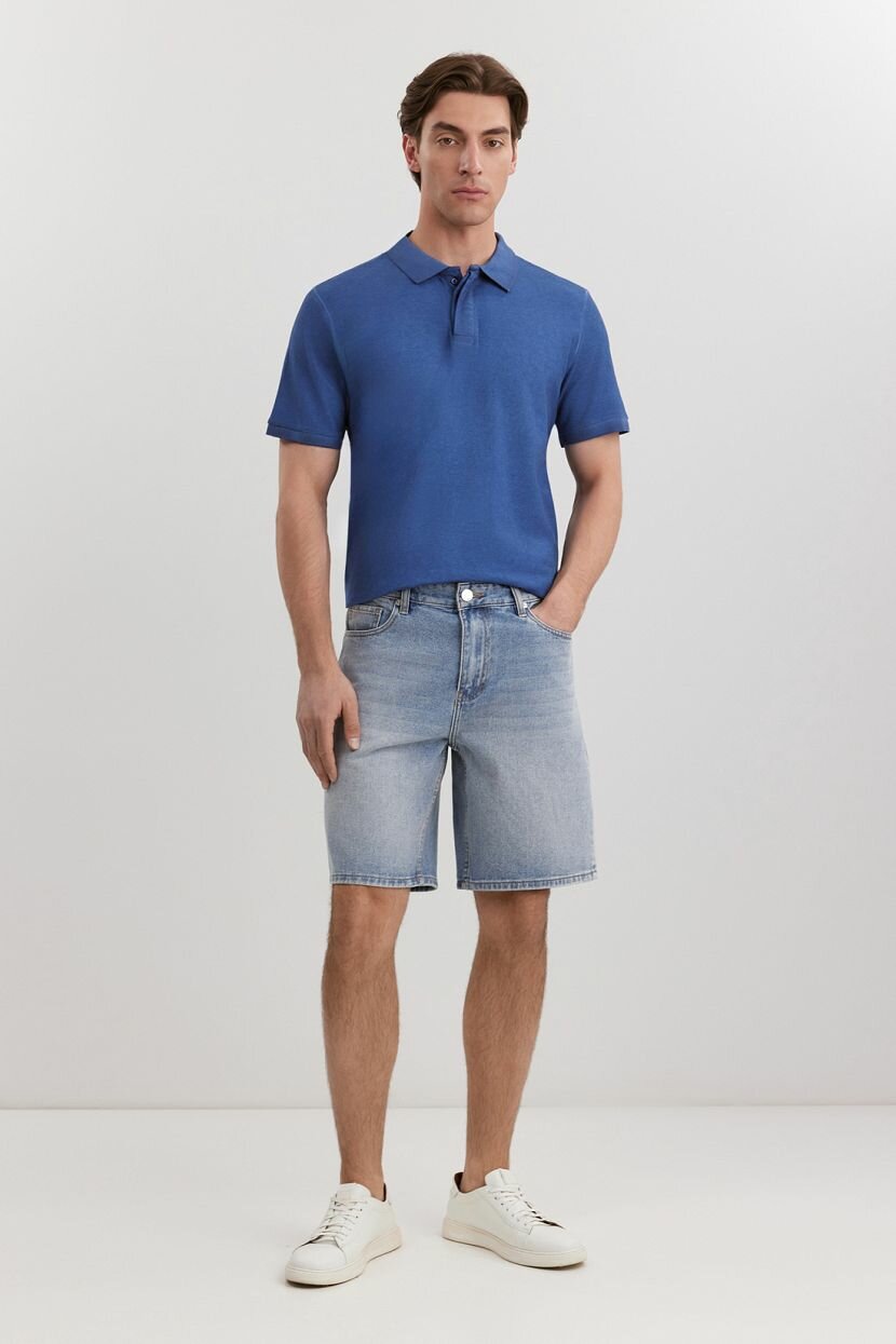 Шорты Baon, размер 33, light blue denim