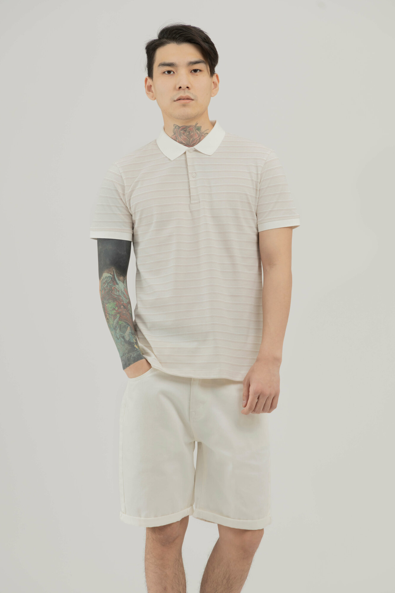 Поло спортивное TERRA PRO, размер L, grey