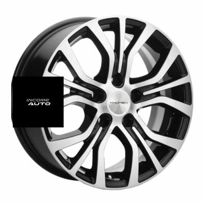 Диск Khomen Wheels KHW1608 (Multivan) 6x16 5x120.0 ET51 D65.1 черный