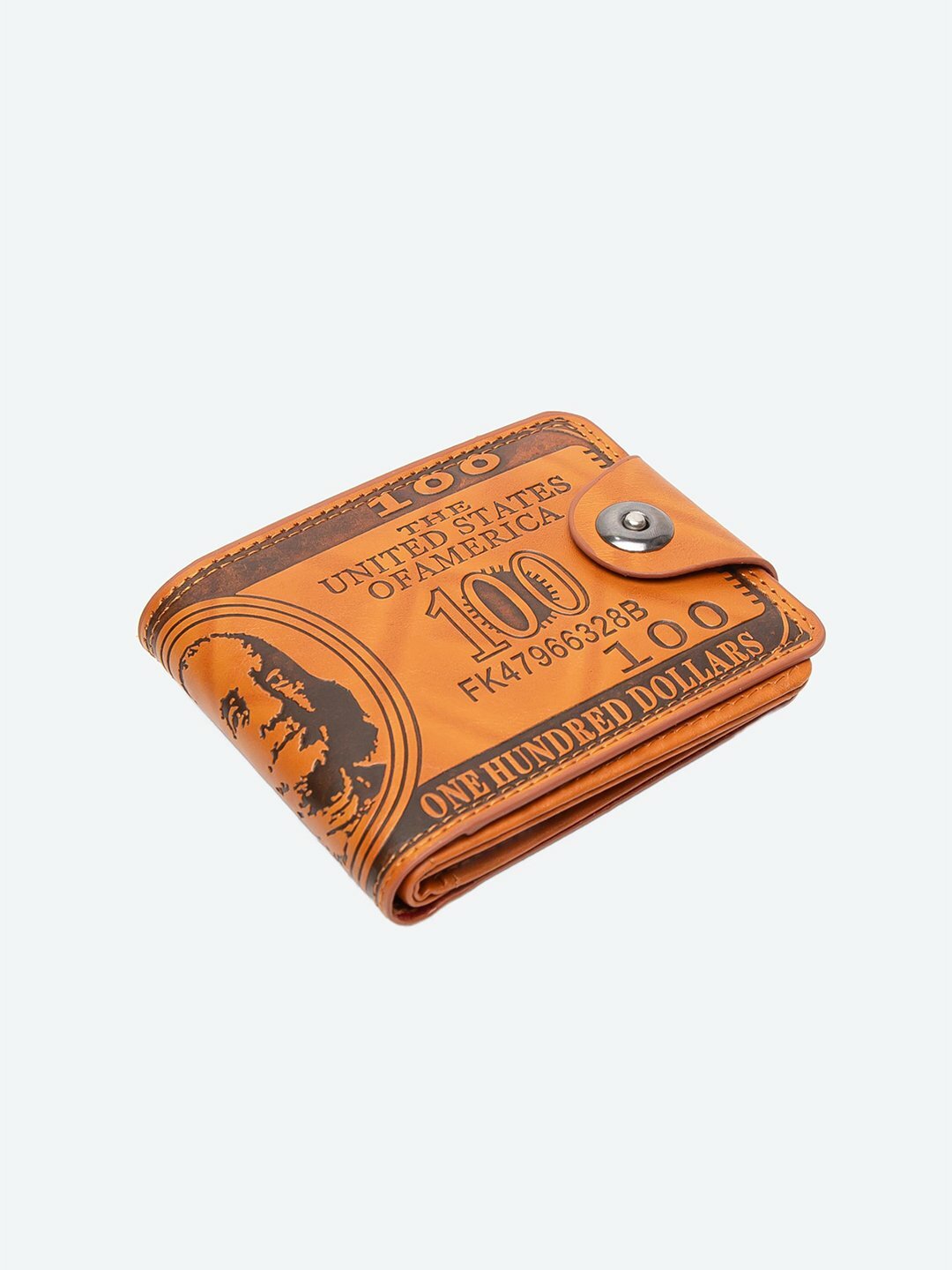 Кошелек , фактура тиснение, светло-коричневый — фото 1