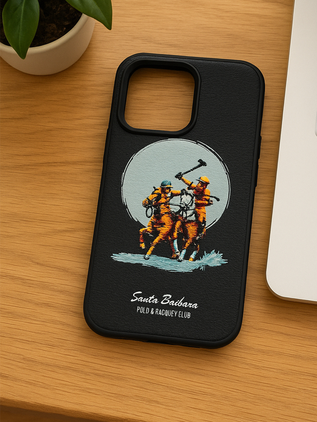 Чехол для iPhone 15 Pro Max Santa Barbara Polo & Racquet, стильный дизайн