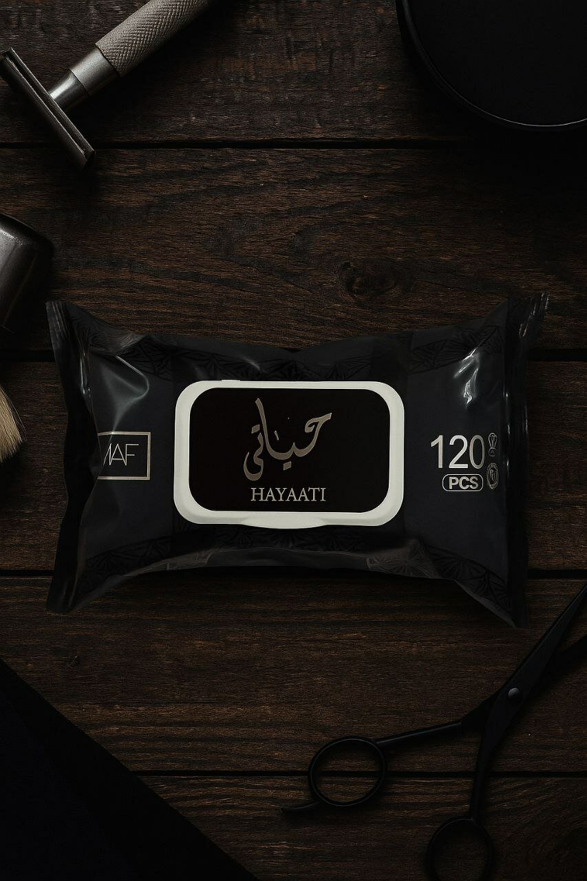 Влажные салфетки Hayaati, гипоаллергенные, большая упаковка 120 штук — фото 1
