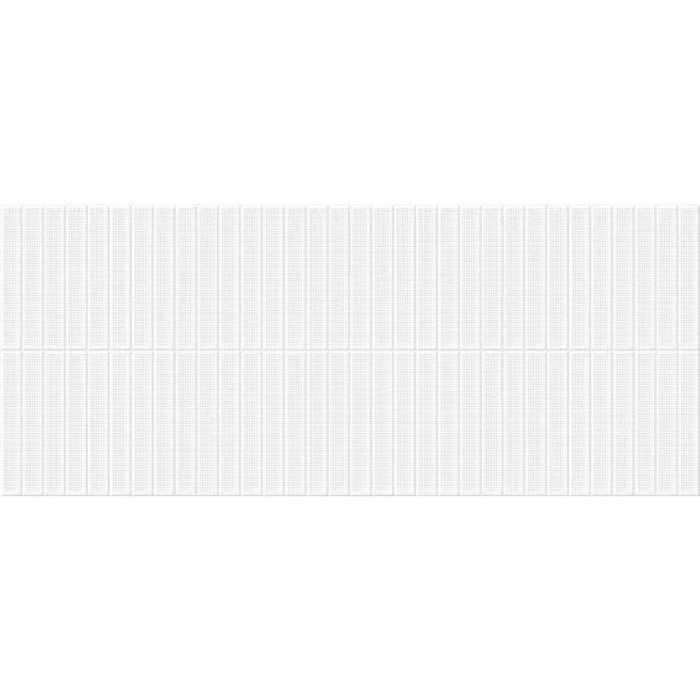 Грация керамика Shine 02 плитка настенная матовая 250x600x9мм(8шт) (1.2м2) белый