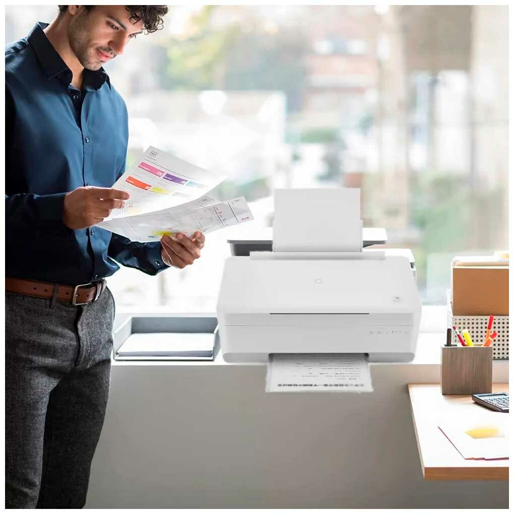 Изображение МФУ струйный Xiaomi Wireless All-in-One Inkjet Printer (BHR7410RU)