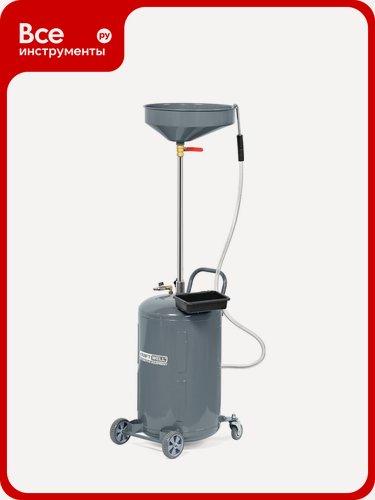 Изображение товара Установка для слива масла/антифриза KraftWell с подъемной ванной, 90 л KRW1803.80L, Установка kraftwell, модель