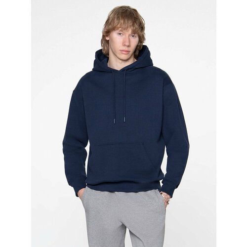 фото Худи streetbeat hoodie basic french terry, 1 шт., размер l, , черно-синий