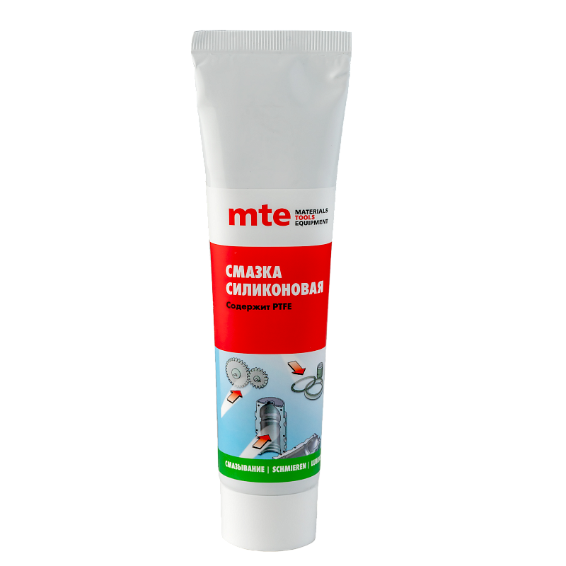 Смазка силикон PTFE 100 г mte ЧЗ