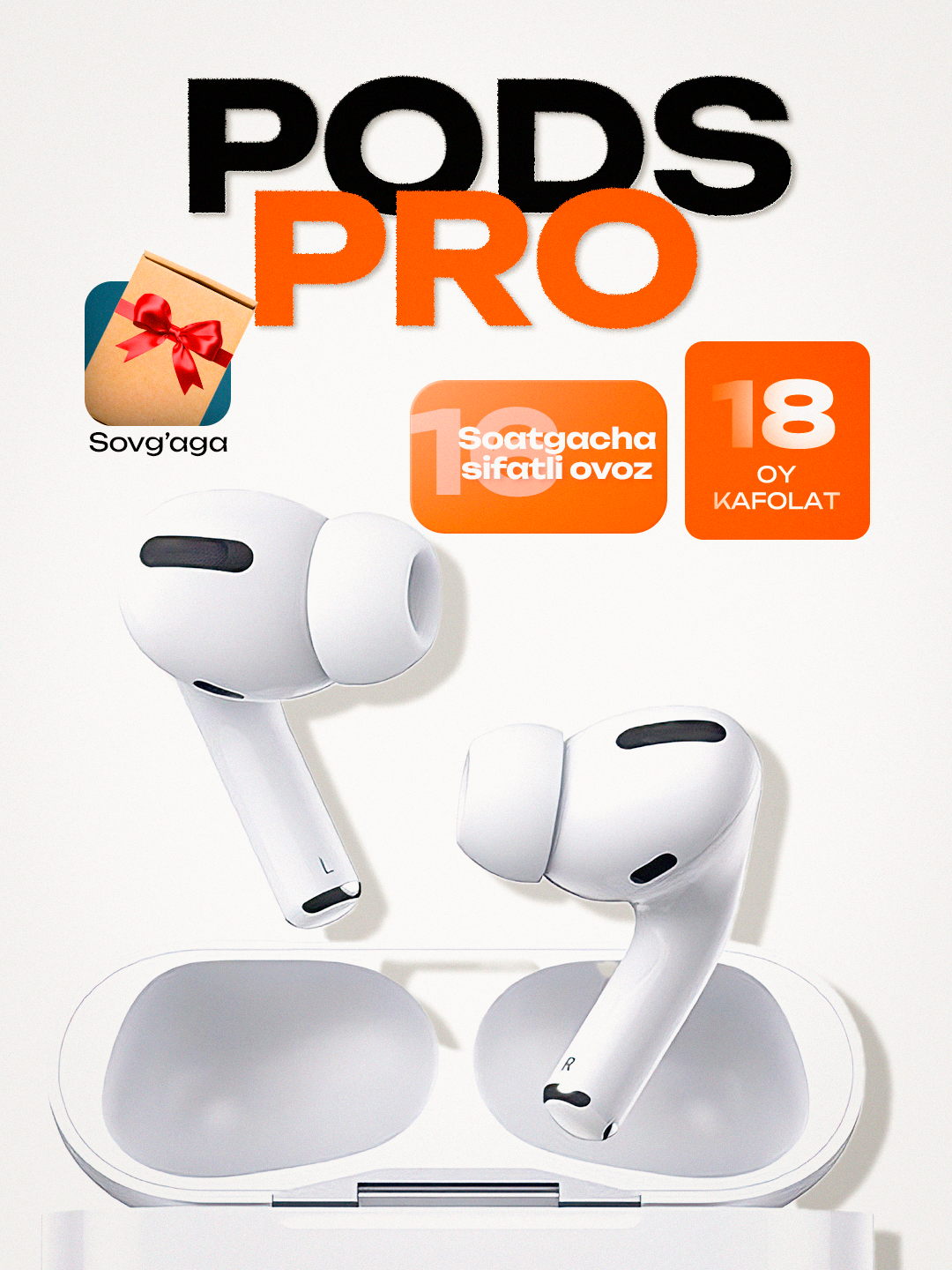 Беспроводные наушники AirPods Pro 2 Premium, для iPhone и Android