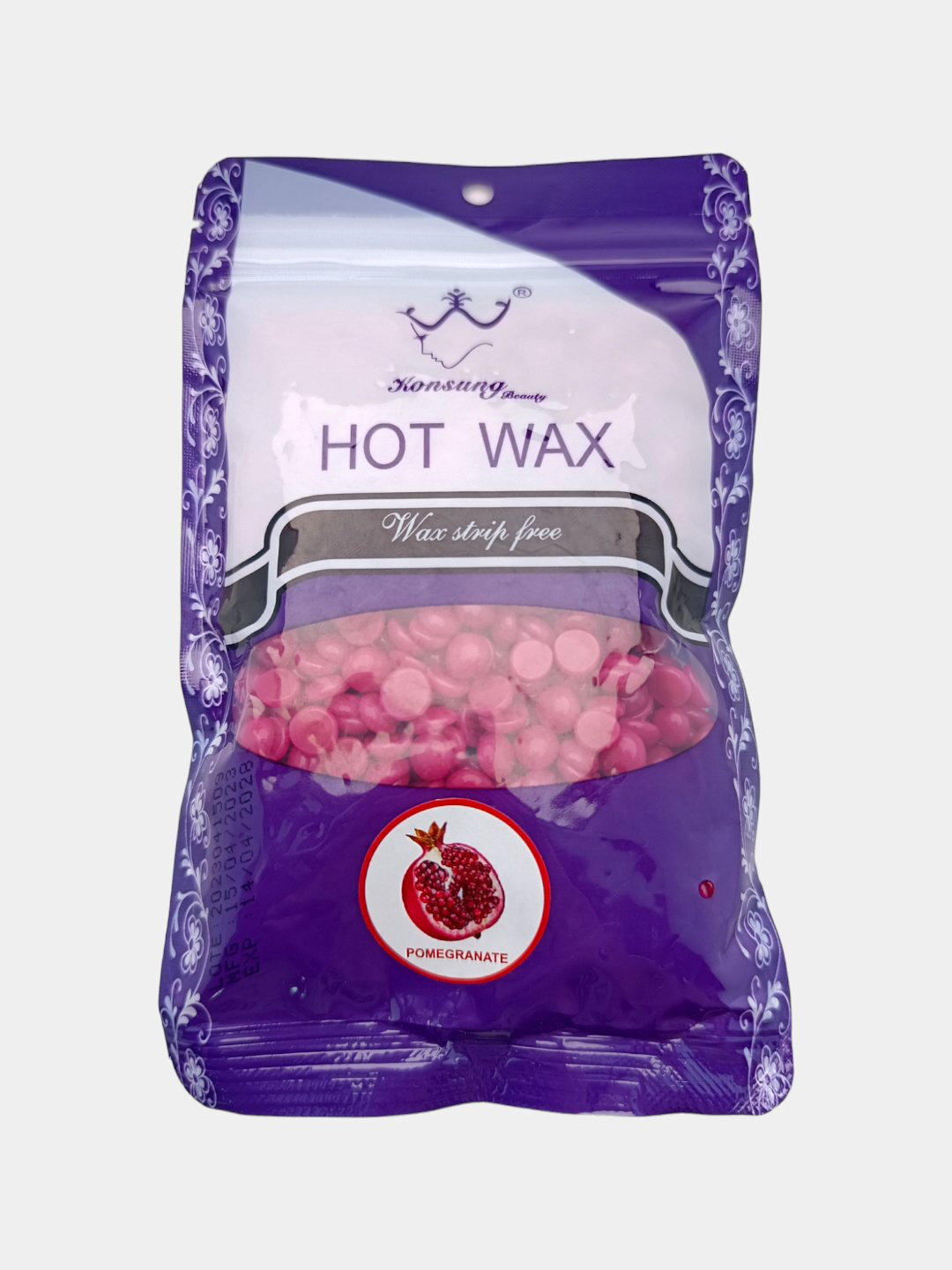 Воск для депиляции, профессиональный, в гранулах, пленочный, 100 гр, Hot Wax