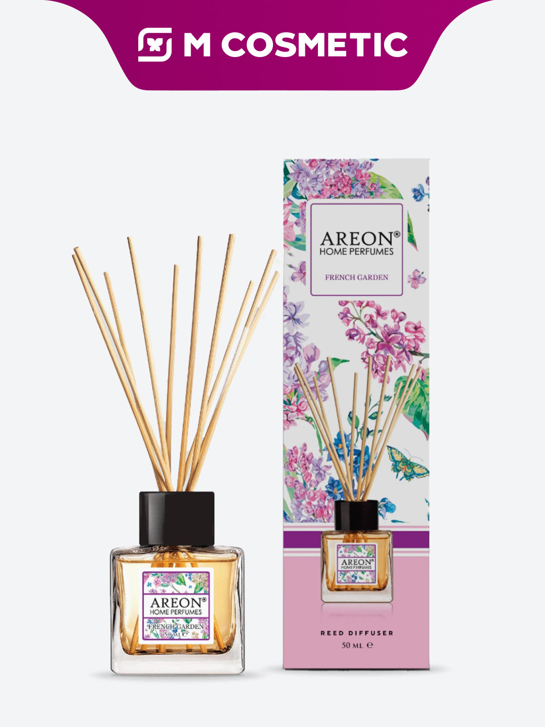 Аромадиффузор AREON "Garden", автоматический, для ванной комнаты, приятный аромат, 50 мл