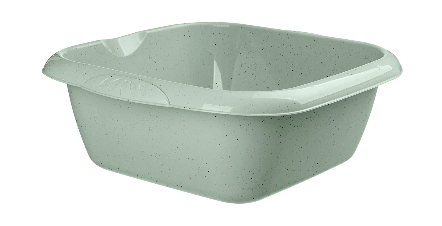 фото Таз универсальный 221238818/04 "Greenland" квадратный 6л (зеленый флэк)