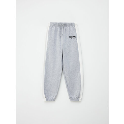 фото Брюки sela, размер 122, серый